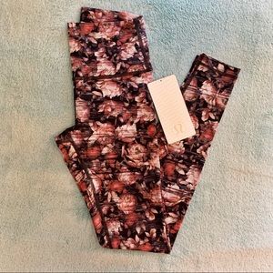 Lululemon WunderUnder High Rise Tights Peony Multi